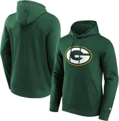 Fanatics Green Bay Packers Mid Essentials Crest Kapuzenpullover Herren S Dark Green, S Dark Green