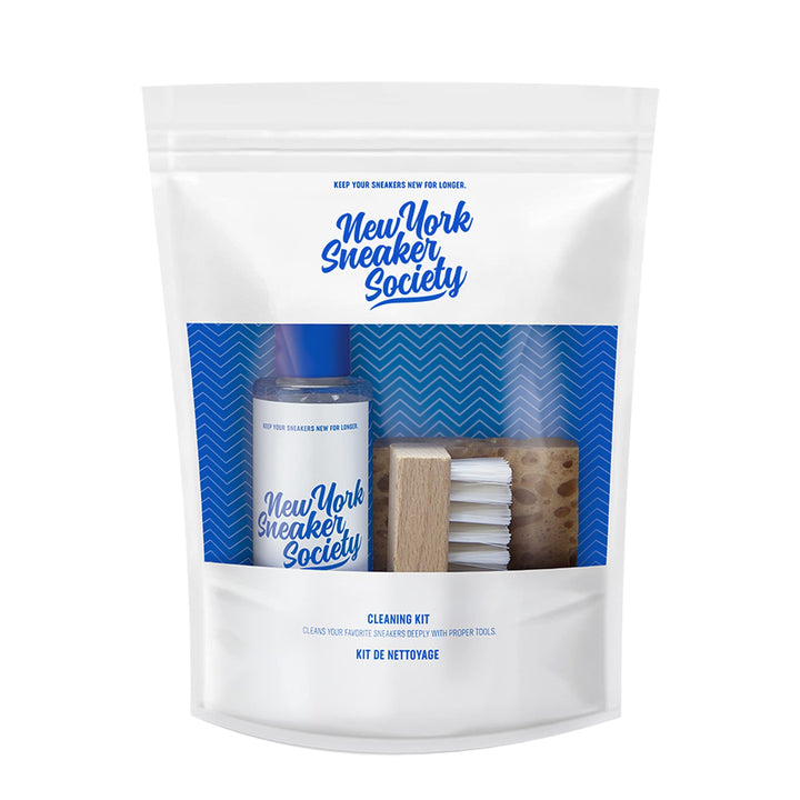 Sneaker Cleaner Set mit Schuhreinigungsmittel, Schwamm und Bürste - Schuhputzset by NEW YORK SNEAKER