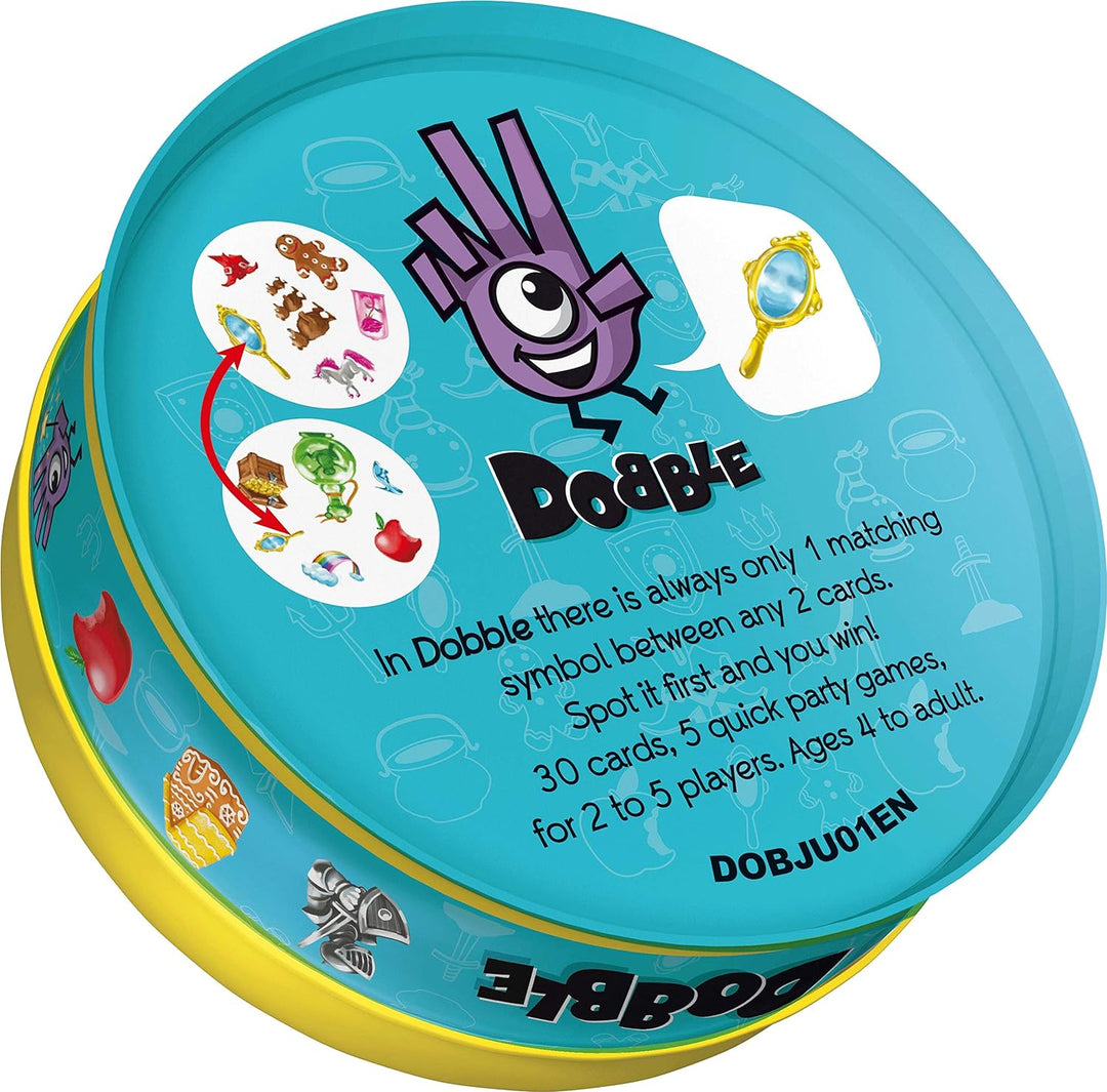 Asmodee, Dobble Junior, Card Game, Ages 4+, 2-8 Players, 15 Minutes Playing Time 2. 30 Cards Dobble