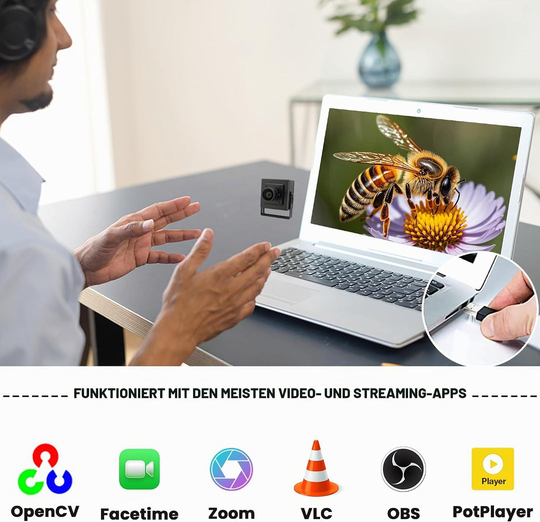 SVPRO 1080P 120fps USB Hochgeschwindigkeitskamera M12 Weitwinkel 12MP USB Kamera 4K 30fps 3D Drucker