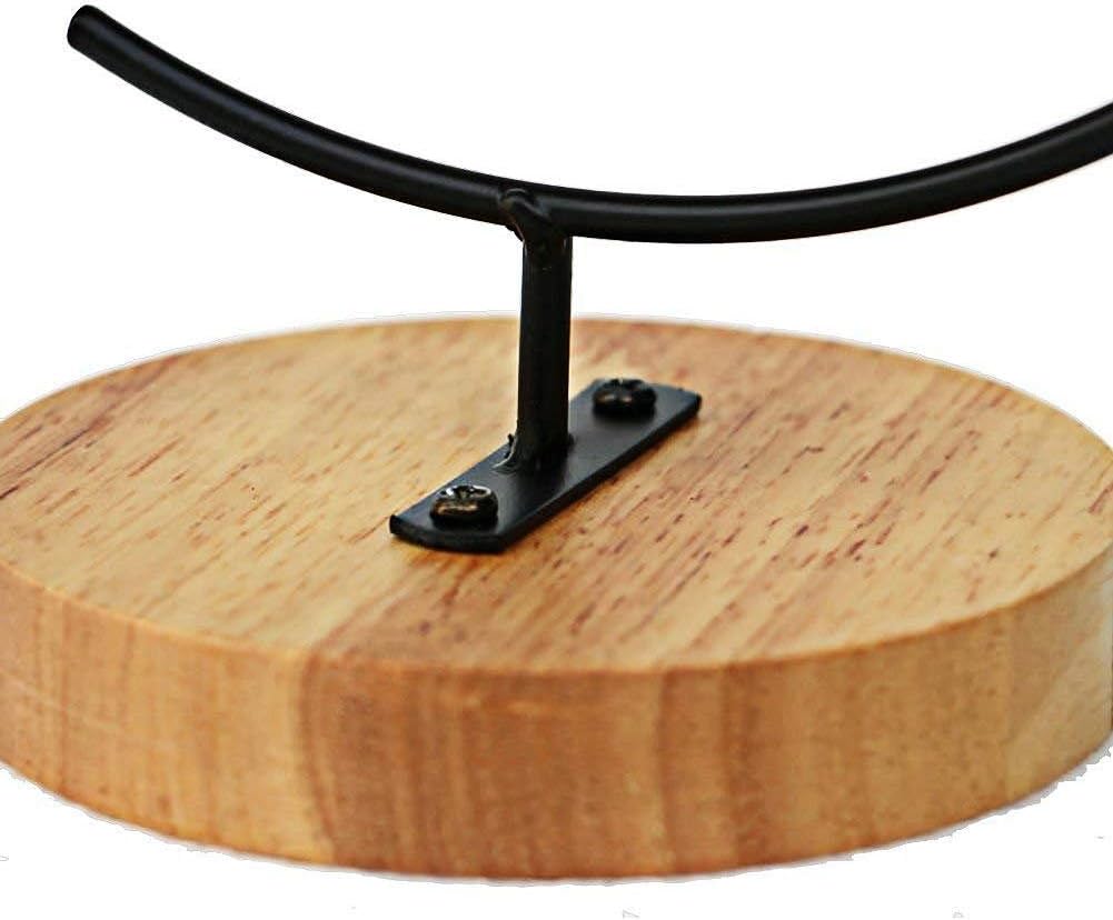 Fosinz Ornament Display Stand - Holz Eisen Hängende Stand Pflanzen Halter für hängende Glas Globe Ai