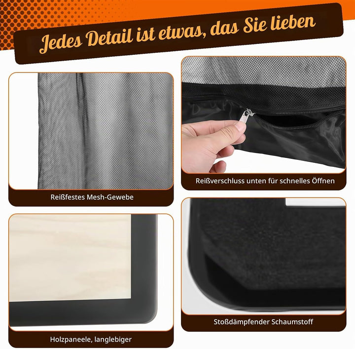 2-in-1 Basketballkorb Wäschekorb Hängender Mini Basketball Korb Tür Wäschesammler aus Holz mit Reiss