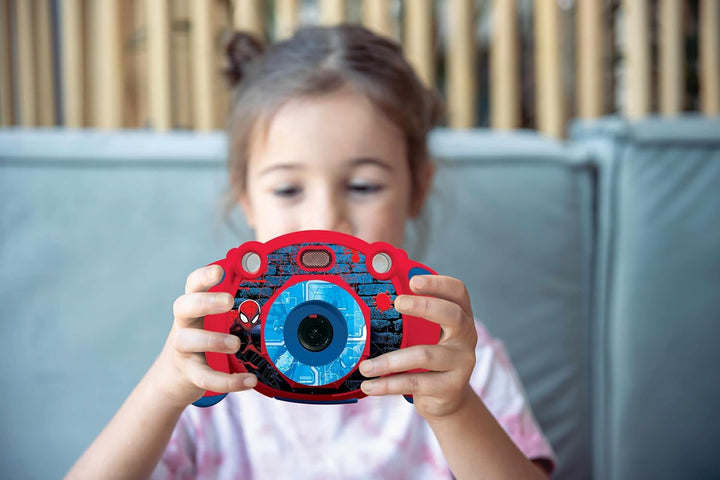 Lexibook Spiderman - Kinder-Digitalkamera, Foto- und Videofunktion, Spiele, 32GB SD-Karte inklusive