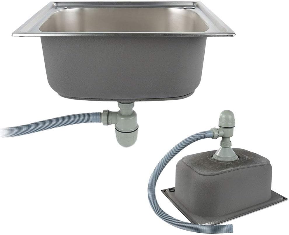Edelstahlspüle Campingspüle - -Edelstahlspüle Einbauspüle Aufbauspüle Spülbecken Spüle Küchenspüle-E