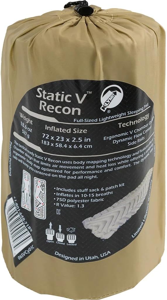 Klymit Schlafmatte Static V Coyote Sand, Coyote Sand