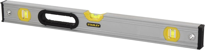 Stanley FatMax Wasserwaage Pro (magnetisch, 200 cm Länge, 1 vertikale Libelle, 1 horizontale Libelle