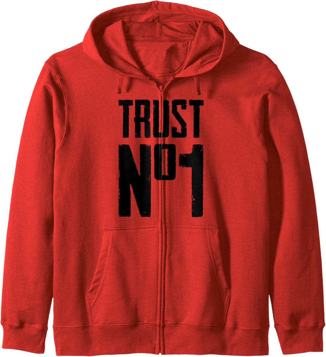 Trust No One Graphic Tees – coole Motivationszitate. Kapuzenjacke