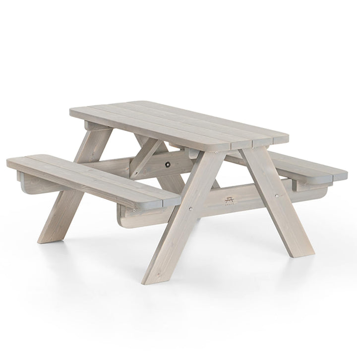 Amata Classic Design Kinder Picknicktisch Mini UNGURS Collection - Wetterfester Picknicktisch aus Ho
