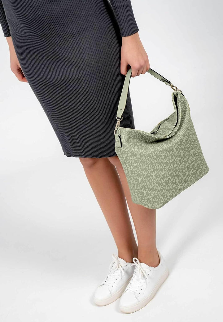Tamaris Beutel Grace 31434 Damen Handtaschen Print Einheitsgrösse Sage, Einheitsgröße Sage