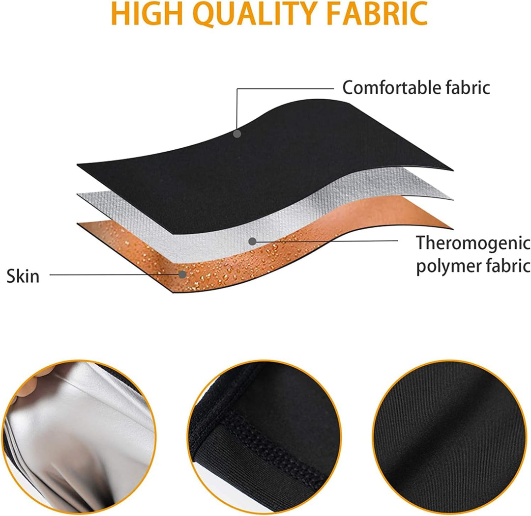 KUMAYES Bauchweggürtel Herren Fitness Gürtel Sauna Sport Taillenformer Saunagürtel Schwitzgürtel Wai