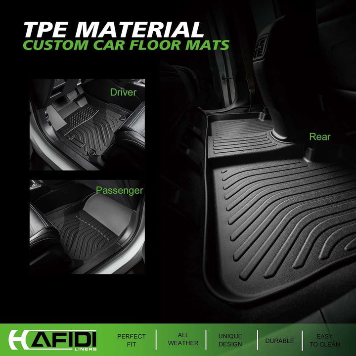 Allwetter Fussmatten &amp; Cargo Liner Set Custom für Kia Sportage 2023 (Nicht Hybrid) - Schwarz Sportag