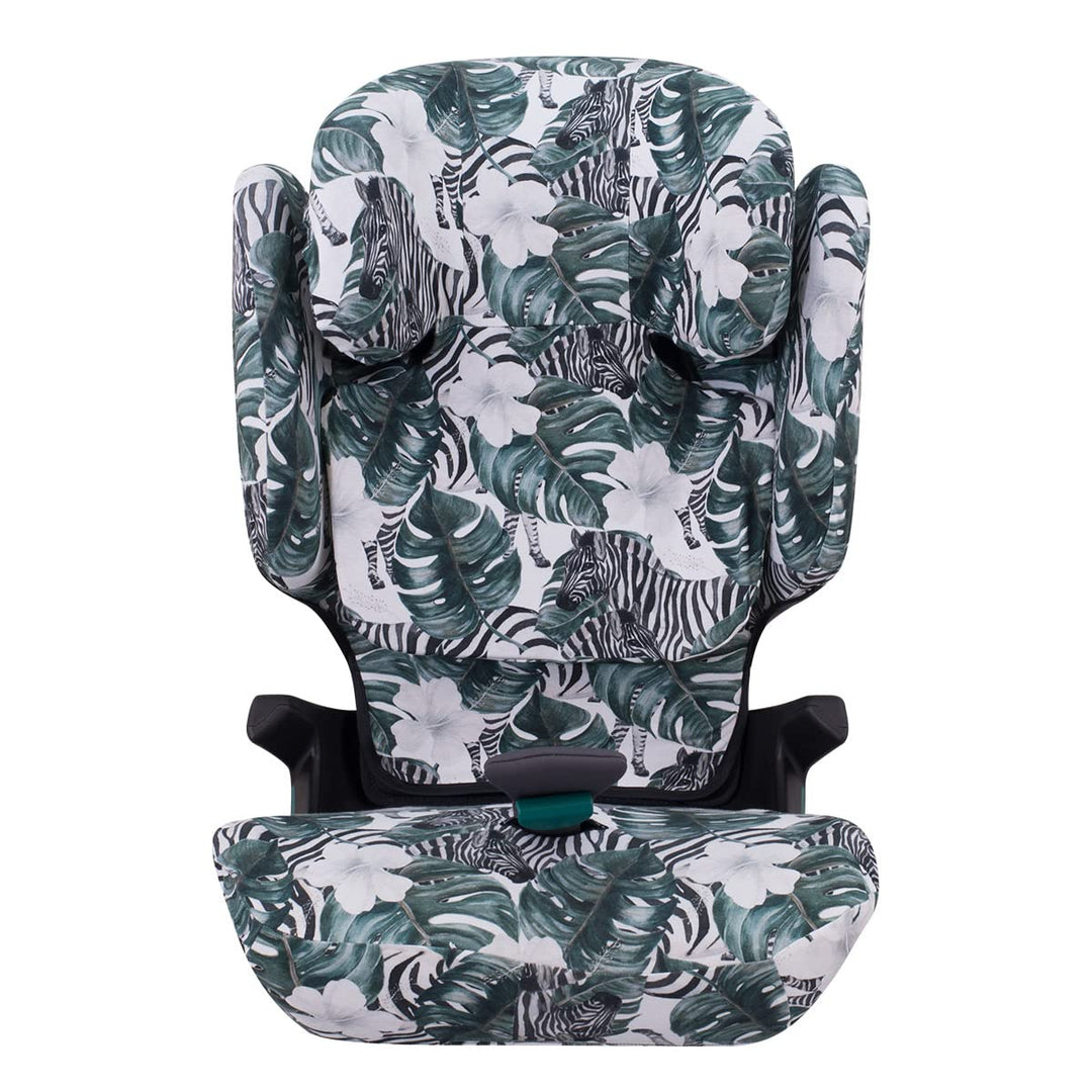 JYOKO Kids Bezug kompatibel mit Britax Romer Kidfix, aus Baumwolle (Romer Kidfix I-SIZE, ZEBRA)