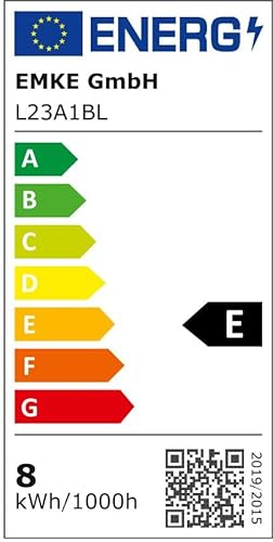 EMKE LED Spiegelleuchte Spiegellampen für das Bad Spiegelleuchte Badezimmer 40cm, 180° Drehbar Wandl