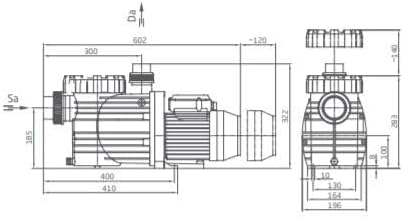 SPECK Umwälzpumpe BADU Top II Bettar 8 Poolpumpe 230V