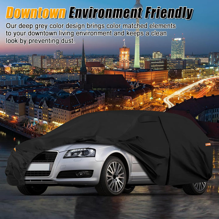 Autoabdeckung Wasserdicht für 1996-2011 Audi A3 8L/8P, Vollgarage Autoplane Auto Abdeckplane Winter