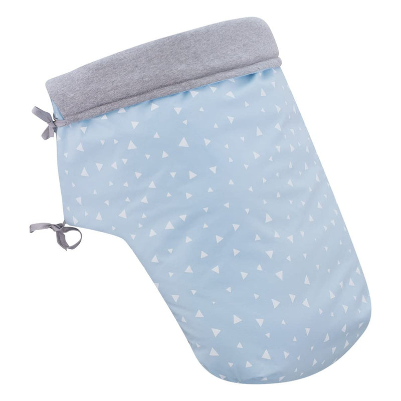 JYOKO KIDS Universal Baby Fusssack für Kinderwagen (BLUE SPARKLES, BAUMWOLLE)