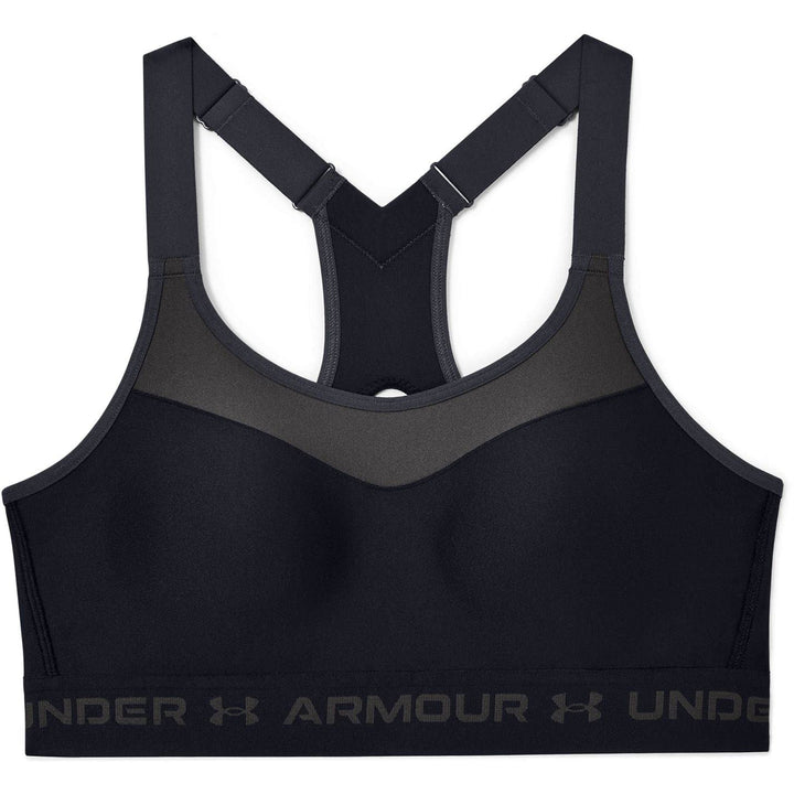 Under Armour Damen Armour High Crossback Bra Sports Bra, Schwarz