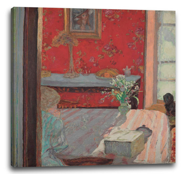 Printed Paintings Leinwand (60x60cm): Pierre Bonnard - Innenausstattung (Bonnard Apartment in Paris)
