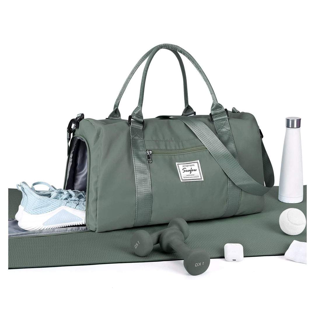 HYC00 Sport Duffel Bag Damen Handgepäck Sporttasche für Damen Herren mit Nassfach & Schuhfach, Reise
