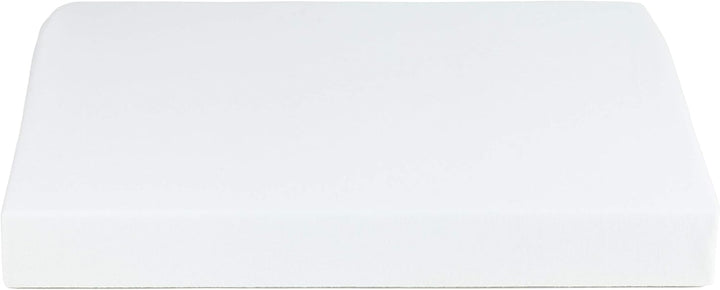 Gerald Wittmann Premium Spannbettlaken 90x200-100x200 cm, 100% Baumwolle Jersey, Weiss Weiss 90x200