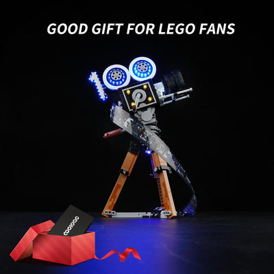 cooldac Led Licht Kit für Lego 43230 Disney Kamera Hommage an Walt Disney(Nur Beleuchtung, Kein Lego