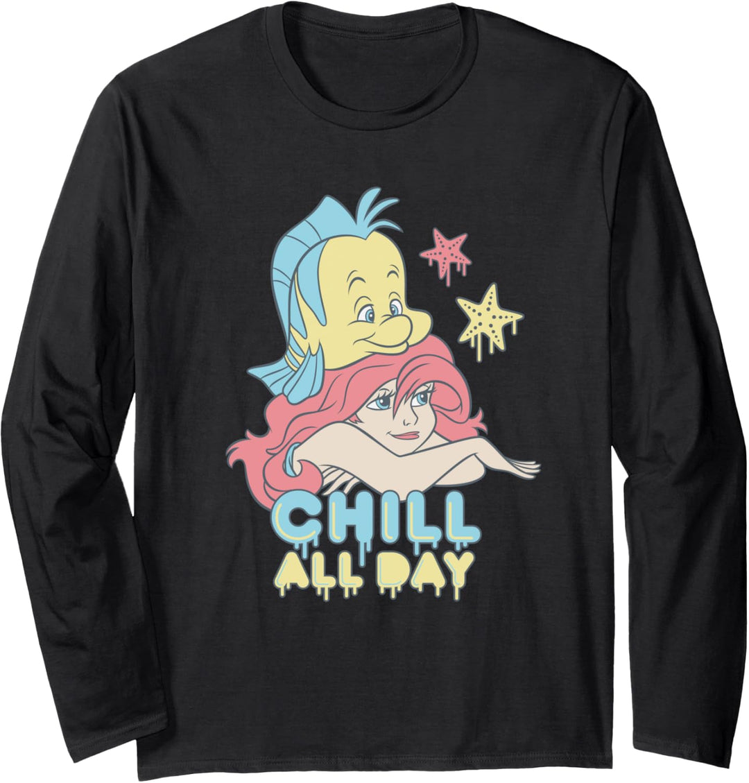 Disney The Little Mermaid Chill All Day Langarmshirt