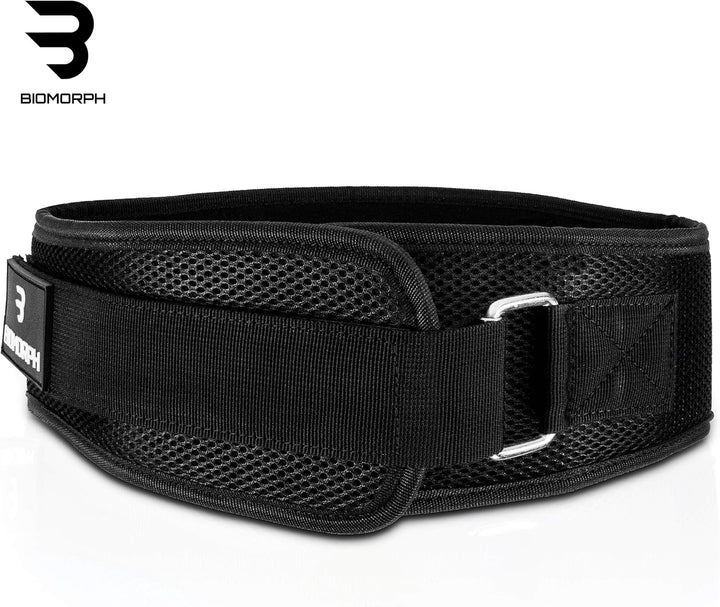 BIOMORPH Gewichthebergürtel für Krafttraining, Powerlifting, Bodybuilding, Crossfit für Damen und He