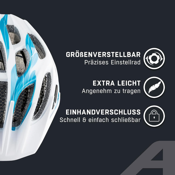 ALPINA FB JR. 2.0 - Stossabsorbierender, Leichter & Stabiler Fahrradhelm Mit nachrüstbarem LED Für K