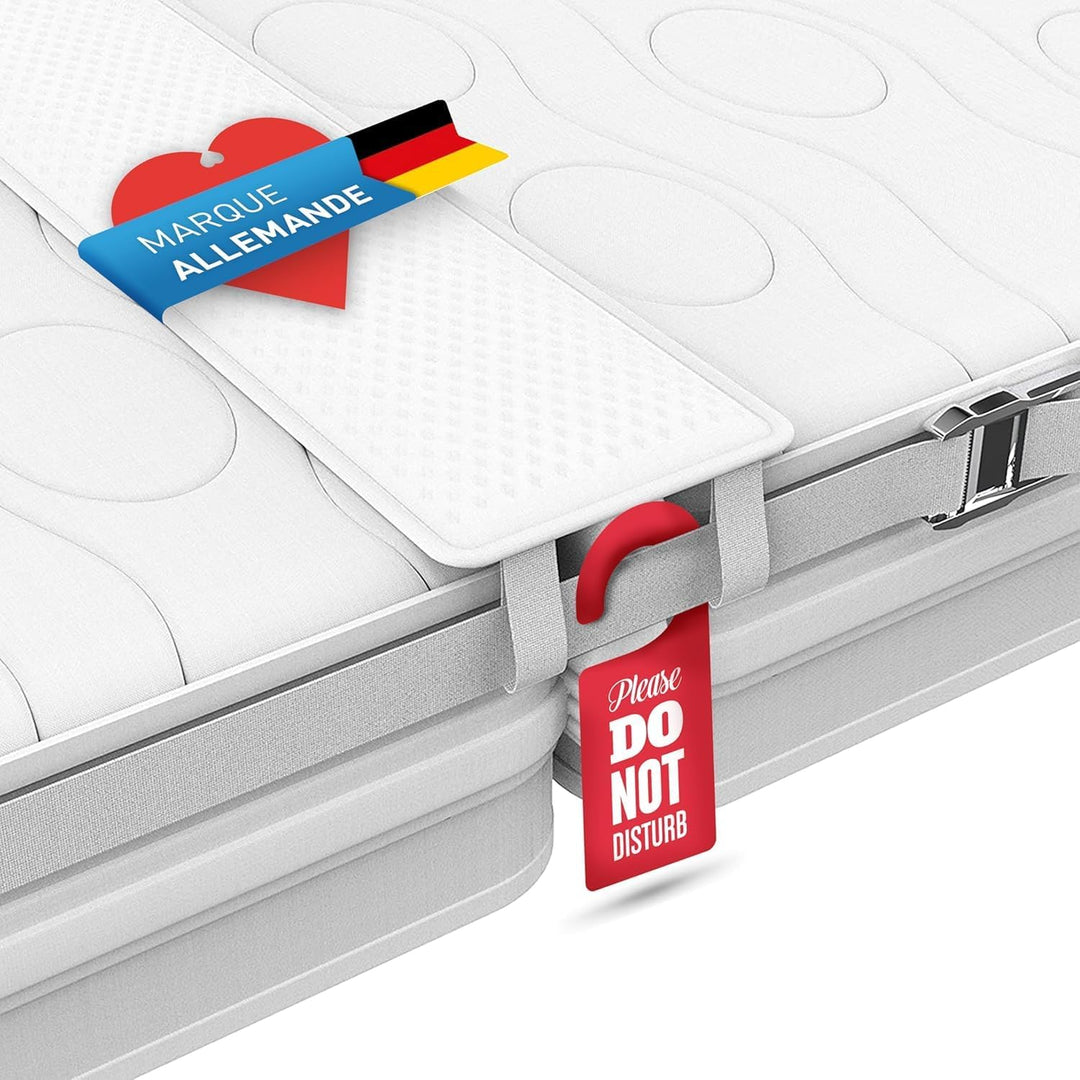 FLIPLINE Liebesbrücke für Matratzen ALL-IN-ONE Premium Set [200x18cm] für Familien & Paare mit rissf