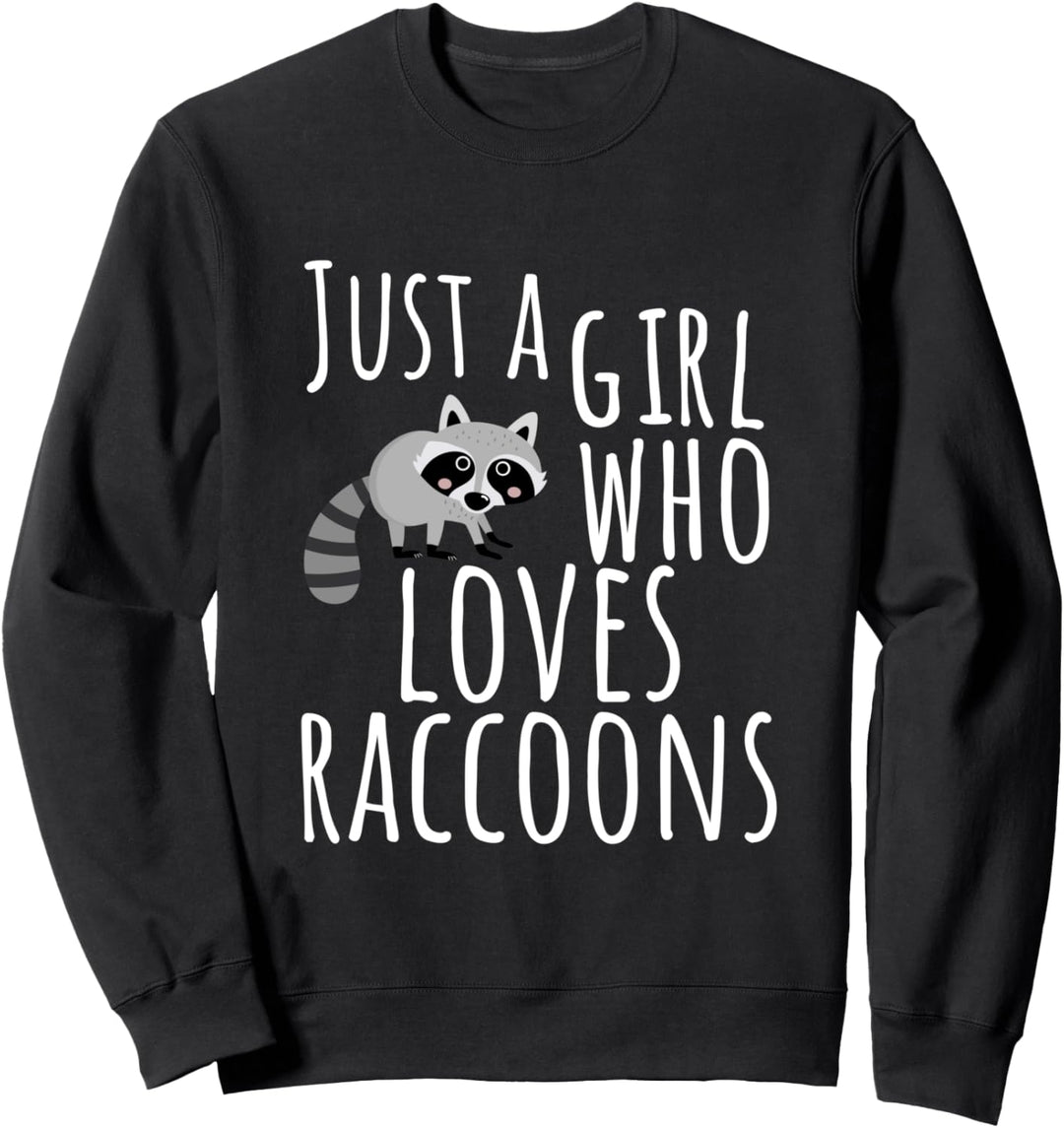 Müll-Panda nur ein Mädchen, das Waschbären liebt Sweatshirt