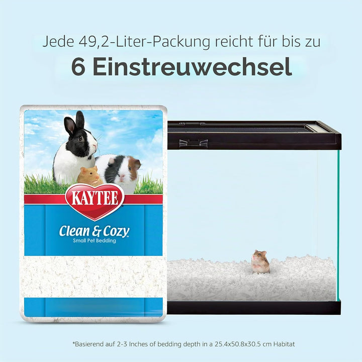 Kaytee Superpet, Clean & Cozy Streu für kleine Haustiere wie Mäuse, Rennmäuse, Nagetiere, Hamster, K