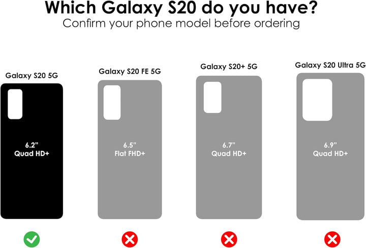 OtterBox Defender Hülle für Galaxy S20, stossfest, sturzsicher, ultra-robust, schützende Hülle, 4x g