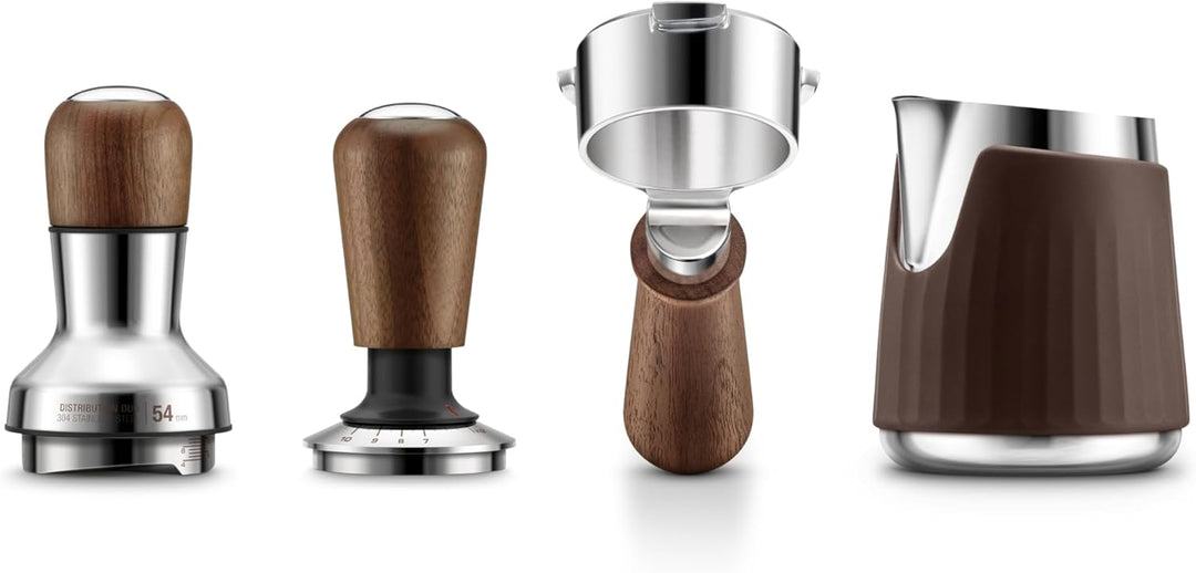 Sage - The Force Gauge Tamper 54mm - Selbstnivellierender Espresso-Tamper, Konsistente Druckkraft, K
