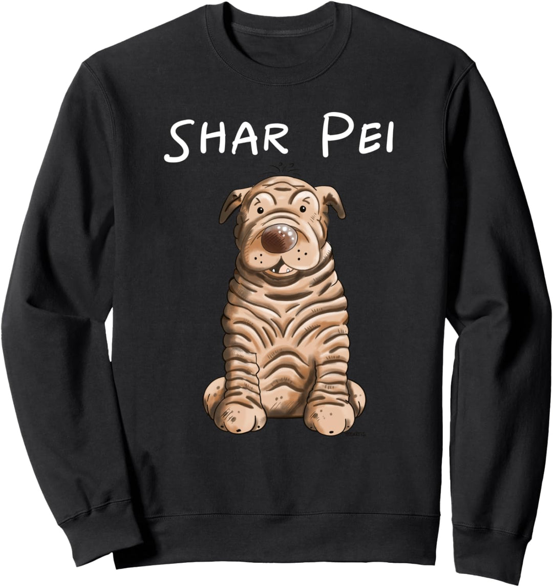 Lustiger Shar Pei I Hundemotiv Hundedruck I Shar-Pei Sweatshirt