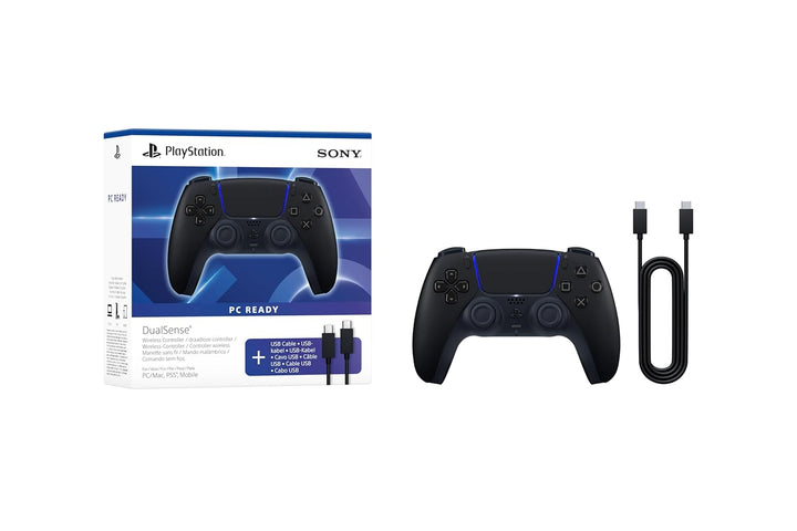 Playstation DualSense® Wireless-Controller – Midnight Black + USB-Kabel für PC
