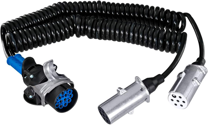 HELLA - Adapterkabel, Anhängersteckdose - 24V - Stecker: 157/7 - Länge: 4m - 8JA 005 952-041