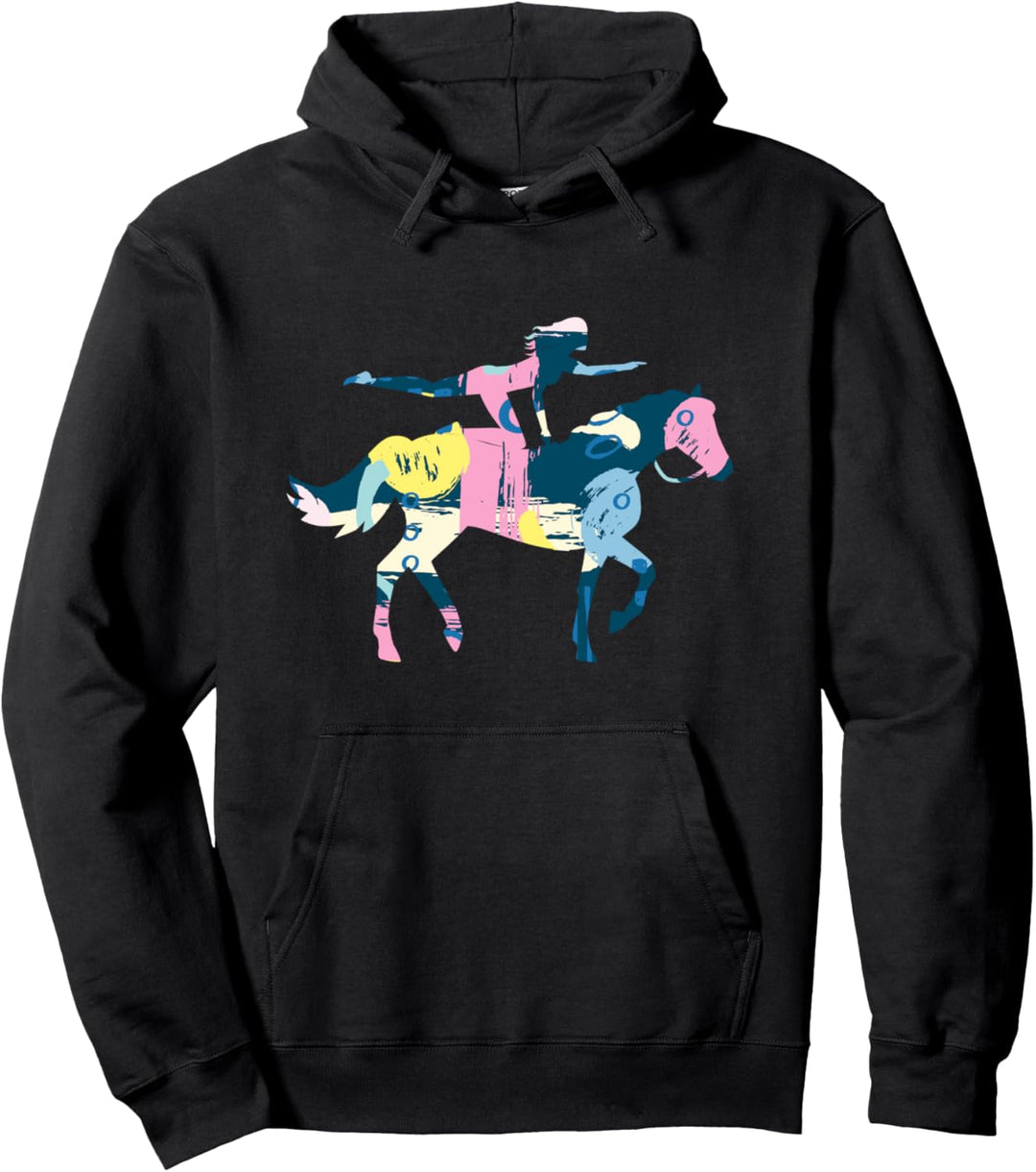Voltigieren Pferdesport Reiter Volti Pferd Reiten Geschenk Pullover Hoodie