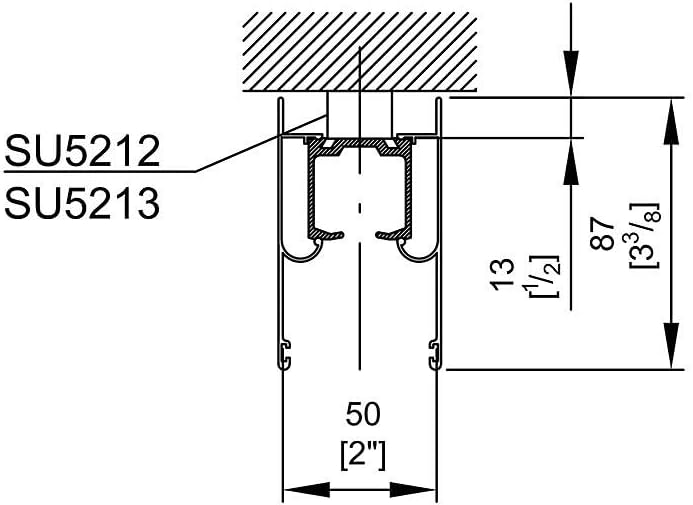 Blende Alu, 150 cm, silber für SLID'UP 160, SLID'UP 170
