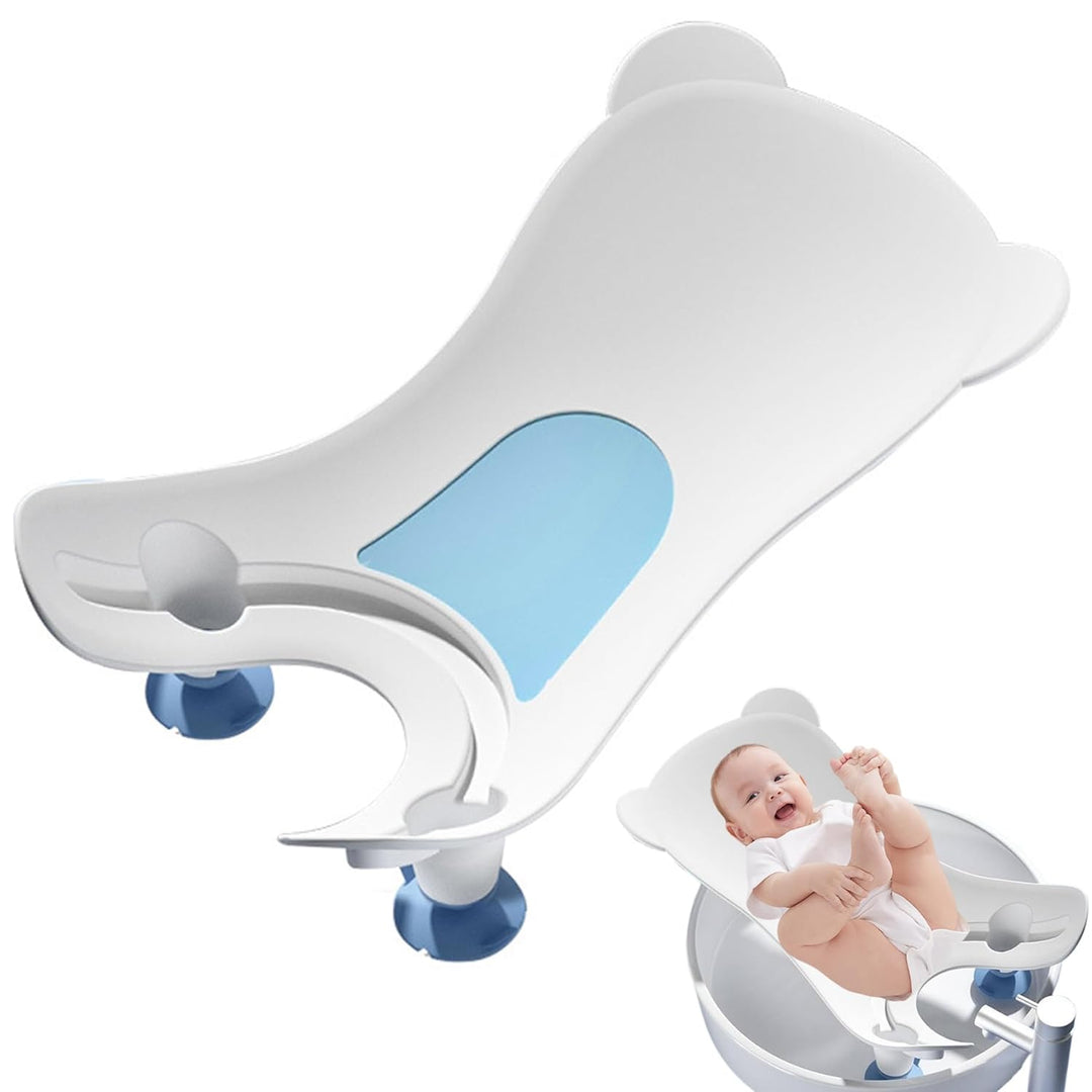 Baby-Waschbecken-Badewanne mit Saugnapf, tragbare Baby-Badewanne mit ergonomischem Design, sicheres