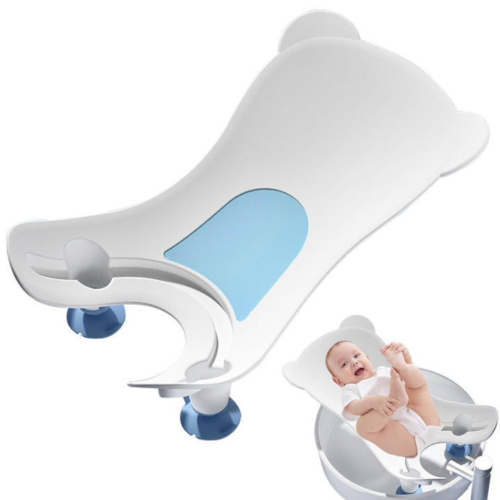 Baby-Waschbecken-Badewanne mit Saugnapf, tragbare Baby-Badewanne mit ergonomischem Design, sicheres