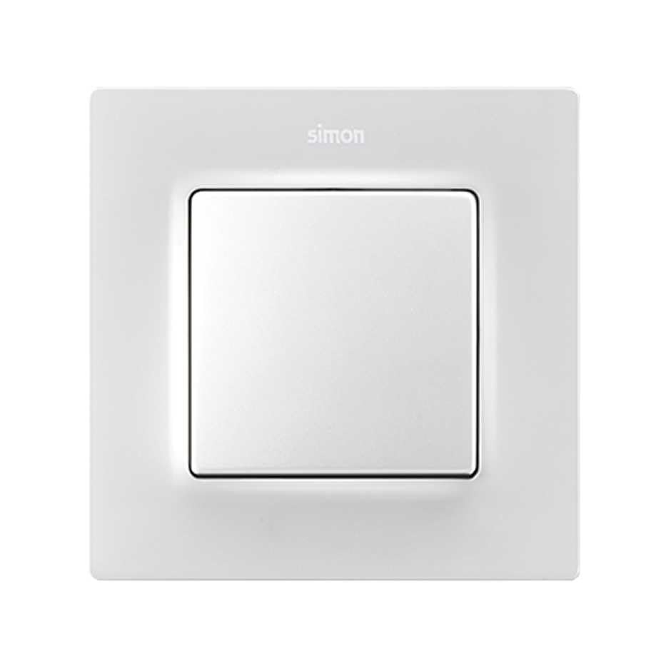 Simon 82 Concept Switch Weiss matt