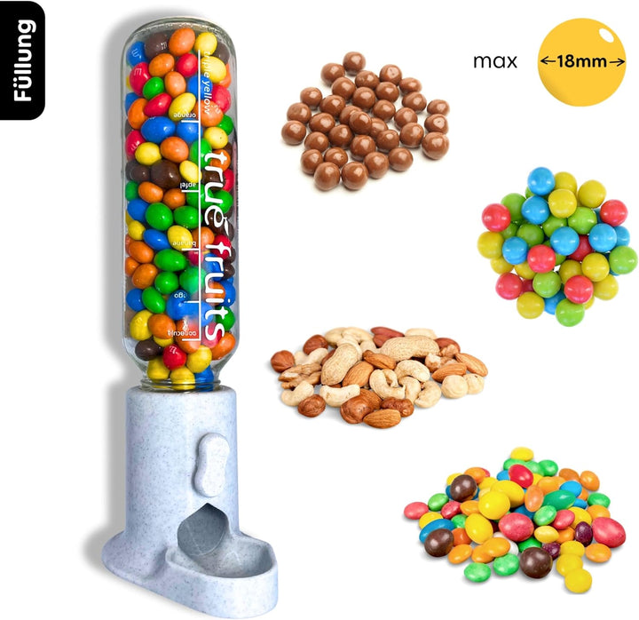 Süssigkeitenspender Adapter für True Fruits 750ml Flasche Deckel/Adapter Kaugummiautomat retro Gadge