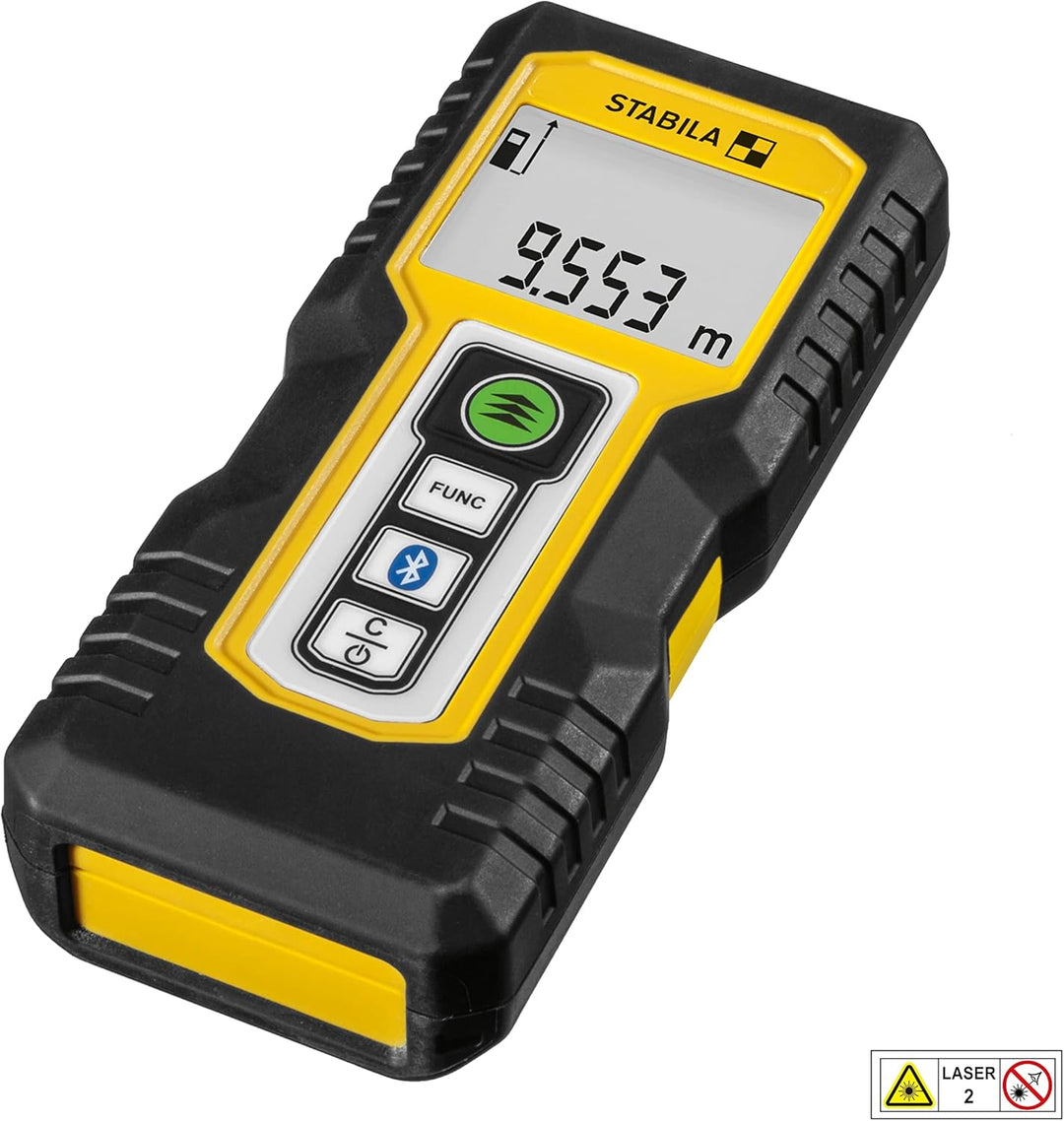 STABILA Laser-Entfernungsmesser LD 250 BT, Bluetooth Smart 4.0, max. Messbereich 50 m, 4 Messfunktio
