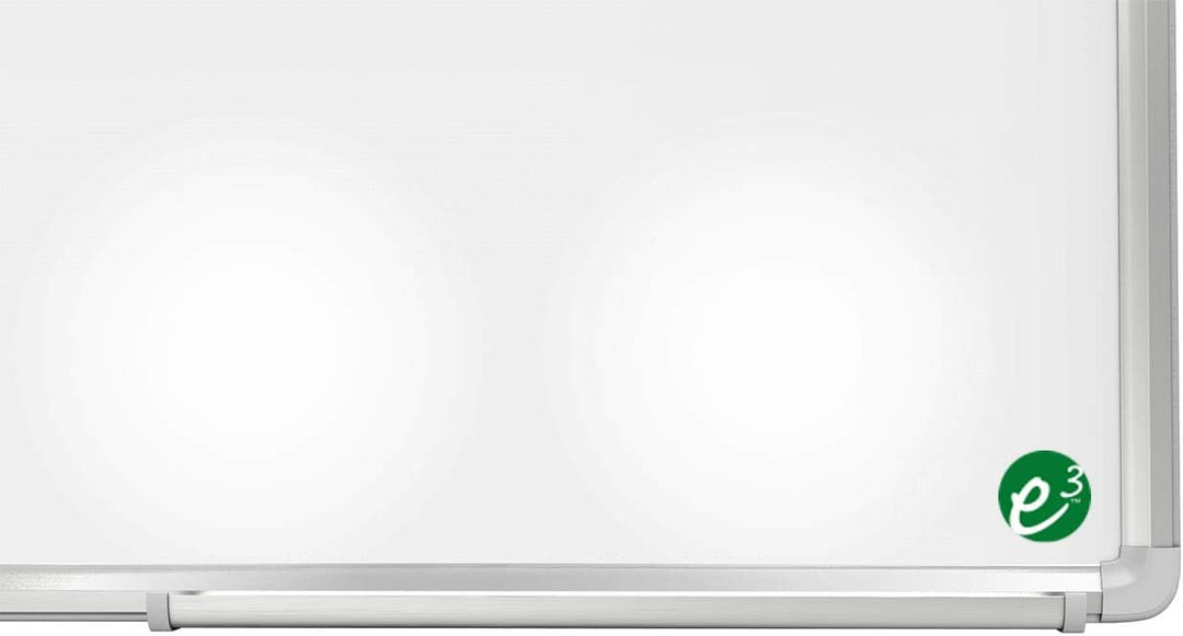 ALLboards Magnetisches Whiteboard, Ceramic Emaillierte Oberfläche 100x80cm Magnettafel mit Alurahmen