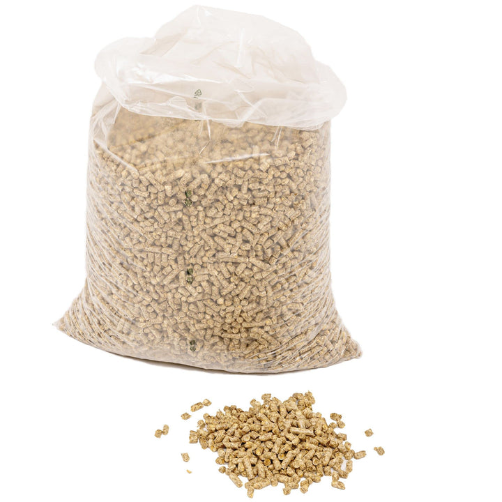 Jumbogras® Einstreu-Pellets aus Miscanthus|Elefantengras als Gross-Tier & Pferdeeinstreu, statt Stro
