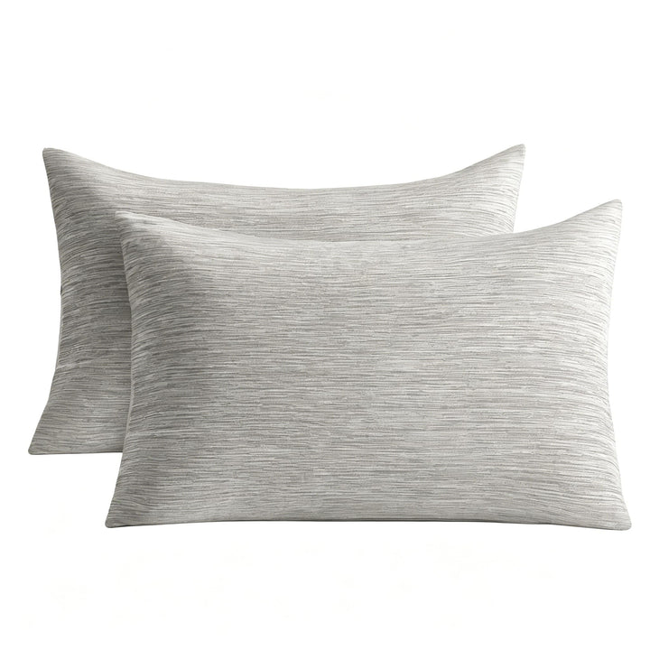 Luxear 2er Kühlender Kissenbezug 40x80cm für Nachtschweiss, Superweiche Kissenhülle, Japanische Arc-