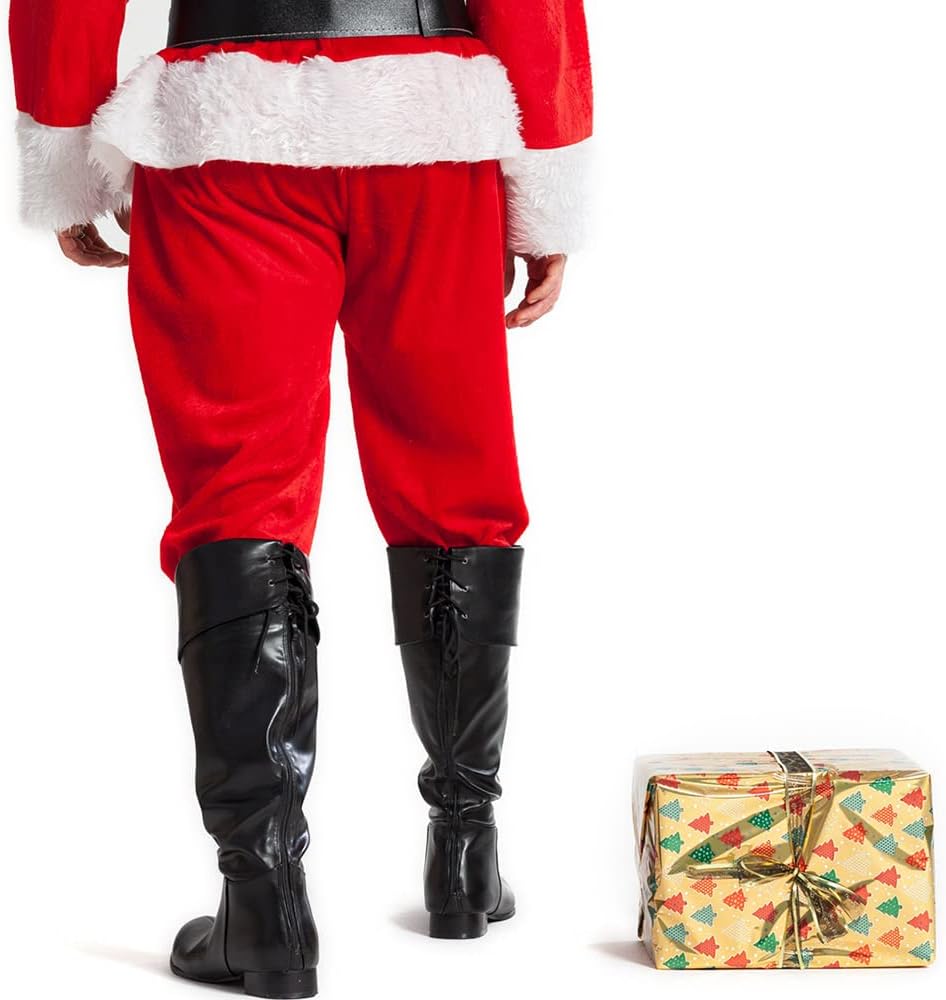 Boland - Stiefel, mit langem Schaft und Stulpkragen, Schnürung hinten, Boot Adventure, Weihnachten,