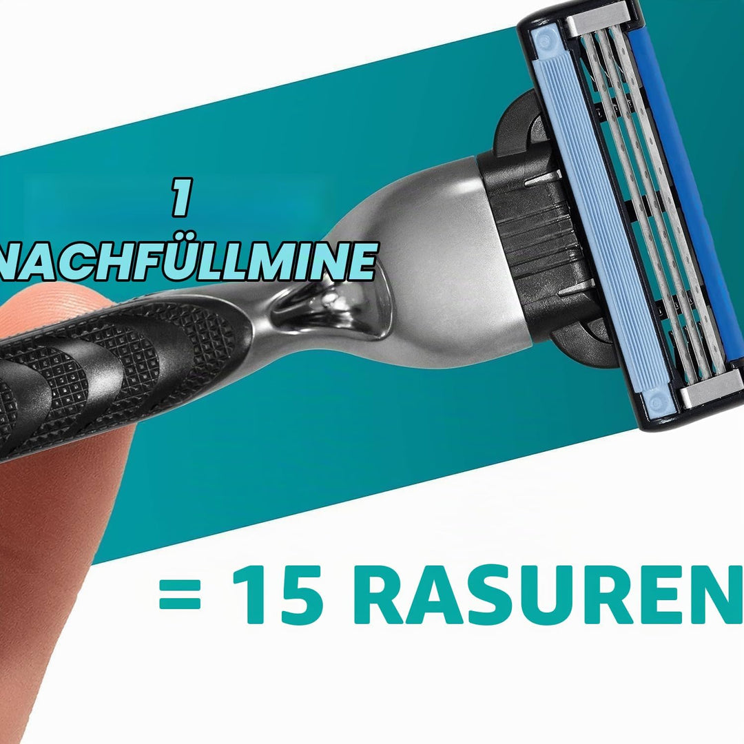 Gillette Mach3 Rasierklingen + 12 Rasierklingen Für Männer