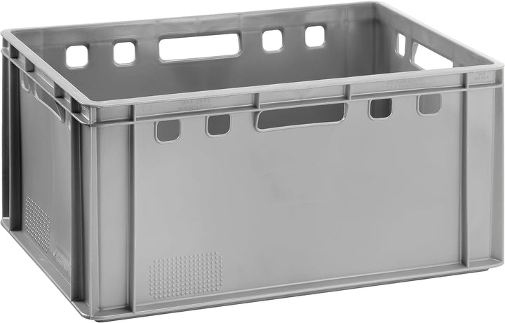 BURI 4x Fleischkiste E3 Metzgerkiste 60x40x30 cm lebensmittelecht, robust, stapelbar - Eurokisten La