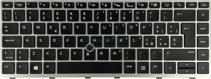 ersatztastatur Italienisch Hintergrundbeleuchtung für HP 840 G5, 840 G6, 745 G5, 745 G6, ZBook 14u G